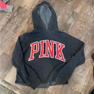 VS PINK cropped hoodie